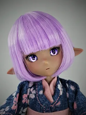 Nina's Chibi Bjd 1/12 Elf Mochi Resin Doll Wigs Hands Extra Eyes And Head