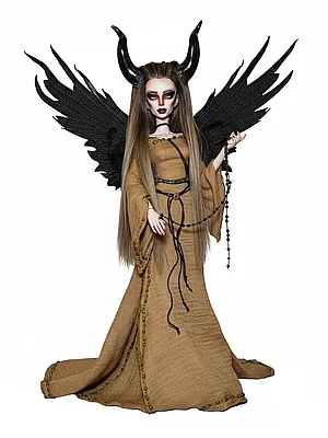 Maleficent Ooak Custom Bjd By Tiago Azevedo
