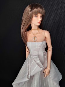 Dramatic Draped Dress For Iplehouse Sid - Ooak