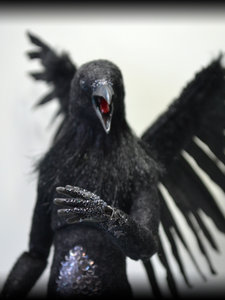 Art Bjd Furry Crow, Fantasy Bjd
