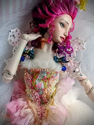 CUSTOM ORDER Rococo Porcelain Bjd LARGE Malena ball jointed ooak fullset