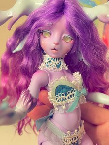 Limited Dollpamm Lavender Diva With Custom Fullset