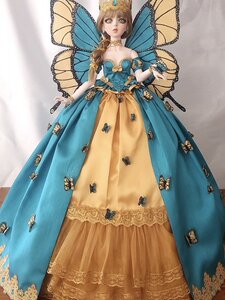Butterfly Princess Dress For Sd16 Doll Or Size 60cm