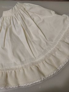 Beige Cotton Petticoat Lolita Skirt For 60-65 Cm Dolls